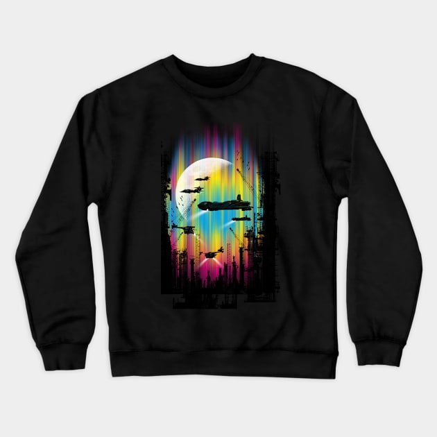 SPACE 2095 Crewneck Sweatshirt by INGKONG